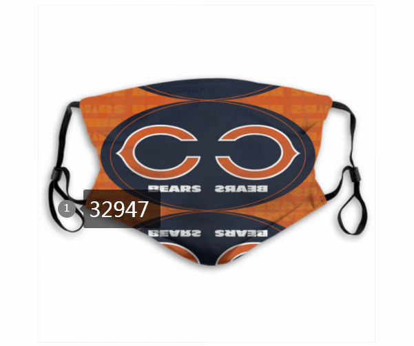 New 2021 NFL Chicago Bears 160 Dust mask with filter